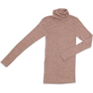 Engel Дамско копринено термобельо Engel Women's Long-Sleeved Roll Neck Silk base layer - Dustyrose - размер 38/40 (EU) (114-1947-0512)