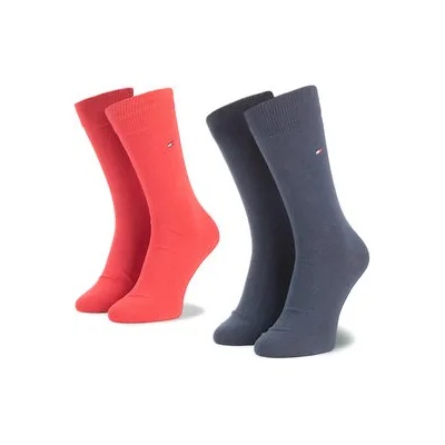 Tommy Hilfiger Комплект 2 чифта дълги чорапи мъжки 371111 Тъмносин (371111)