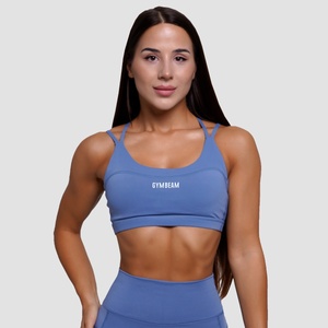 GymBeam Спортен сутиен FIT Steel Blue XS