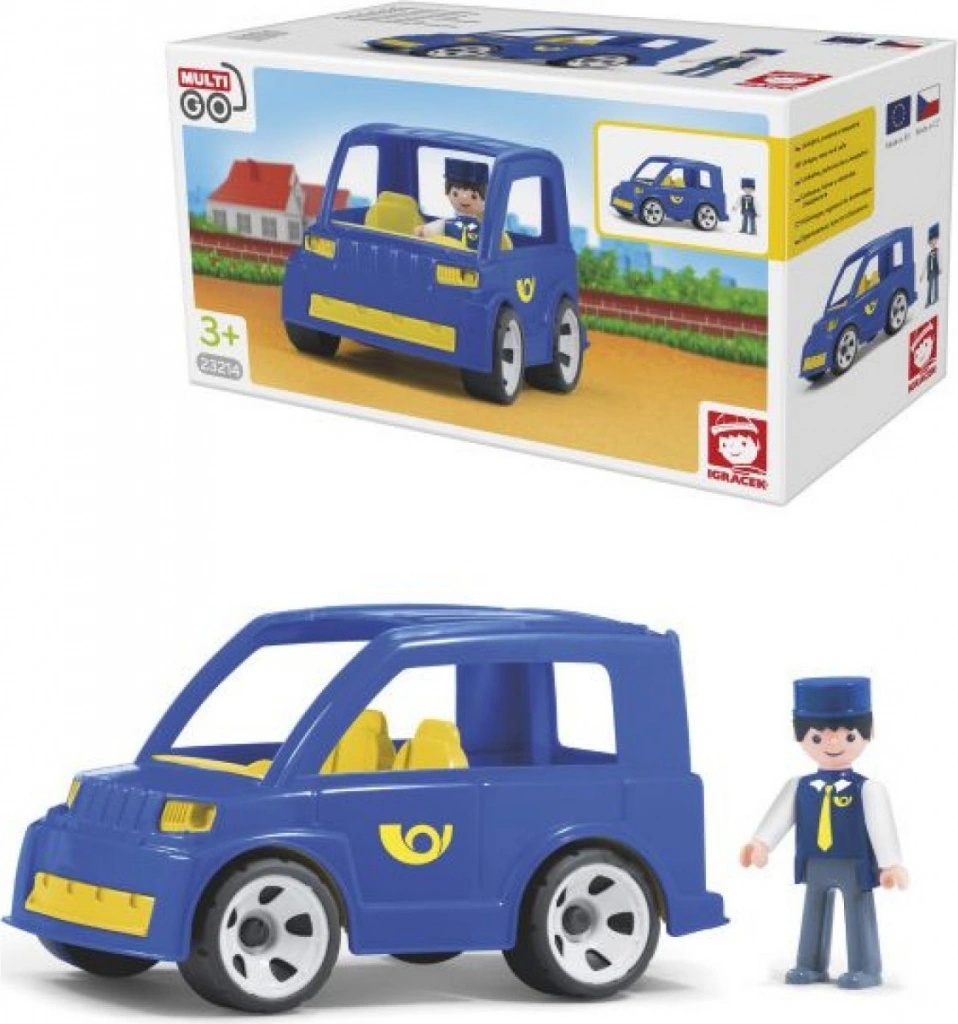 EFKO Igráček Poštovní auto s pošťákem