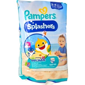 Pampers за плуване, Splashers, 4-5 години, 6-11кг, 12 броя