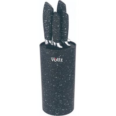 Voltz Комплект ножове Voltz OV51633G5, 5броя, мраморно покритие, с поставка (OV51633G5)