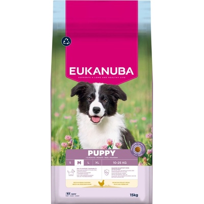 Eukanuba Premium Nutrition Puppy Medium Breed Chicken 2 x 15 kg