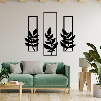 Decono Метална Декорация Botanic Trio
