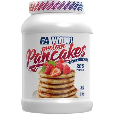 FA Nutrition WOW ! Protein Pancakes | 20% Protein - No Sugar Added [1000 грама] Ягода