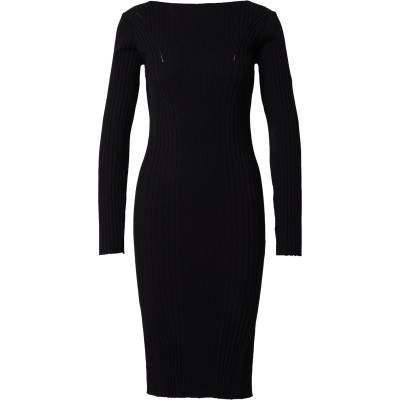 Calvin Klein Плетена рокля черно, размер M