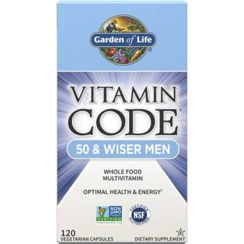Image 1 of Garden of Life Vitamin Code 50 & Wiser Men, 120 Veg Capsules