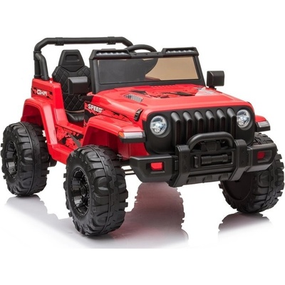 Lean Toys elektrické autíčko Jeep CH9956 2020 2x45W motor 12V10Ah batéria nelakované červené