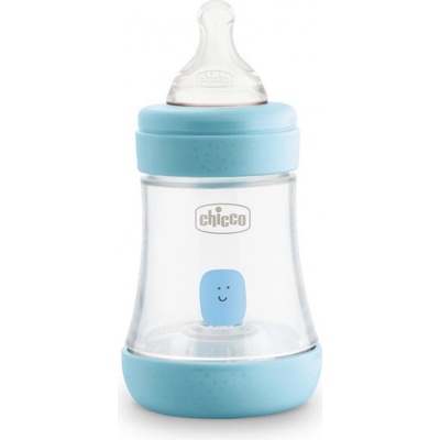 Chicco láhev kojenecká Perfect 5 silikon modrá 150 ml