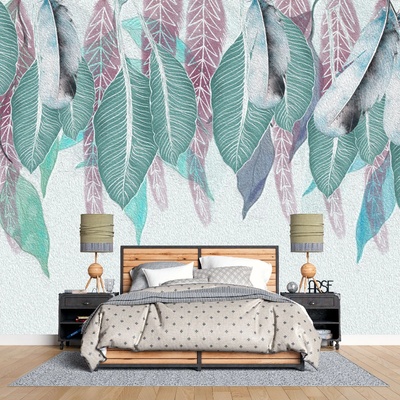 Art Gift Decor Фототапет Пера и листа