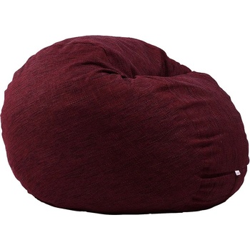 Image 1 of PUFRELAX Пуф, Барбарон, 600л. , King Size, Red Wine, Перящ се калъф, Трансформира се в легло, Пълнеж с микс от мемори пяна и дунапрен, Гама Premium Rustic (PUF-M-K-PR-RDWN)