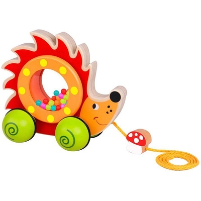 Tooky Toy Дървена играчка за дърпане Таралежче TKE016 (TKE016)