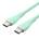 Vention USB-C 2.0/M - USB-C 2.0/M, (5A, силиконов, зелен), 1, 5 м, кабел