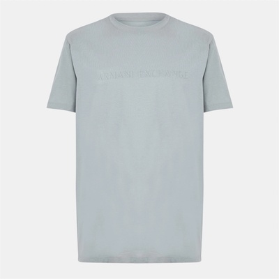 Armani Exchange Тениска Armani Exchange Embossed Logo T-Shirt - Neut Gray U8051