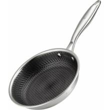 Elitehoff OCELOVÁ PÁNEV 20 CM S VOŠTINOVÝM POVLAKEM E-7545