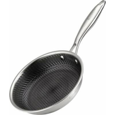 Elitehoff OCELOVÁ PÁNEV 20 CM S VOŠTINOVÝM POVLAKEM E-7545