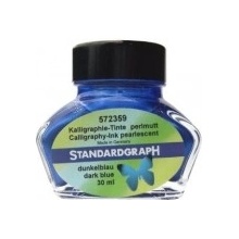 Standardgraph 572359 kaligrafický atrament - Perleťová tmavě modrá 30 ml