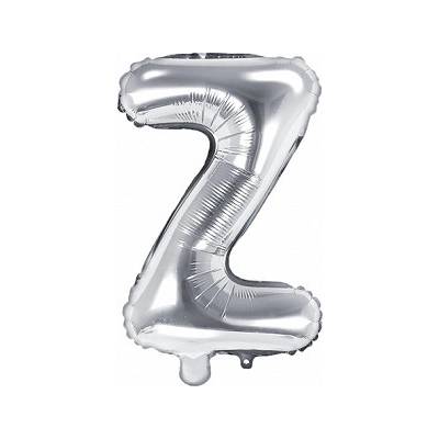 PartyDeco Fóliový balón v tvare písmena Z