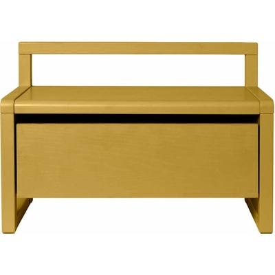Ferm Living Lavica s úložným priestorom Little Architect, yellow