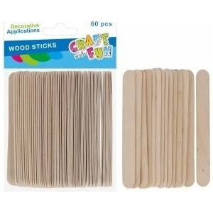 Craft with fun Decorative ornament wooden sticks 60el