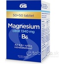GS Magnesium citrát 1340mg + B6 50 + 50 tabliet