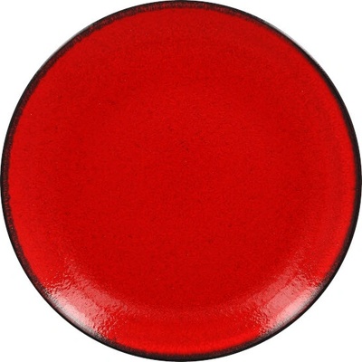 RAK Fire talíř mělký coupe 24 cm, červený RAK-FRNNPR24RD