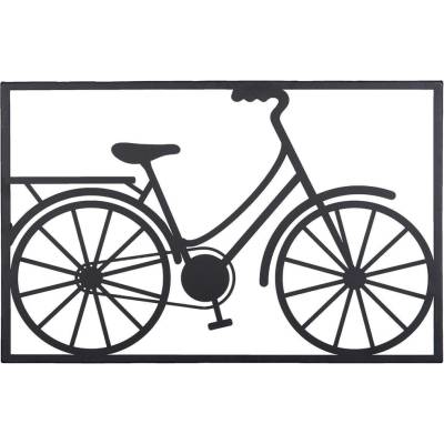 Gilde Nástěnný obdélníkový reliéf kolo Fahrrad, 39 cm