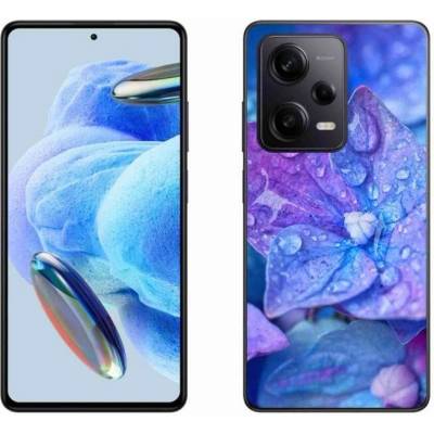 Pouzdro mmCase Gelové Xiaomi Redmi Note 12 Pro+ 5G - fialový květ