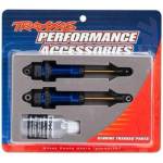 Traxxas Амортисьор Traxxas GTR xx-long алуминий/PTFE син, бутални пръти TiN (2)