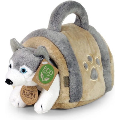 Rappa Плюшено Куче Хъски с кучешка къщичка (209756)