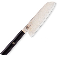 Dellinger Kuchyňský nůž Santoku 180 mm Resin Black Gold Damascus