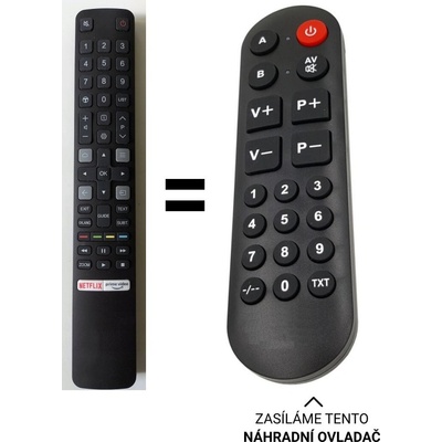 Dálkový ovladač Senior TCL RC802N YAI4