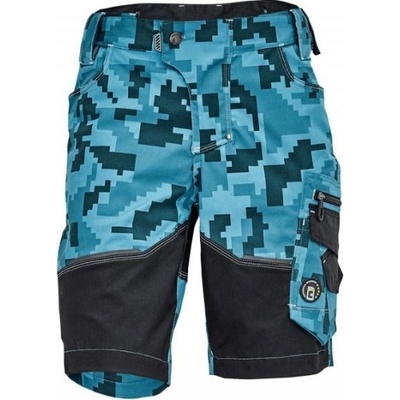 Cerva Kraťase NEURUM CAMOUFLAGE Petrolejová