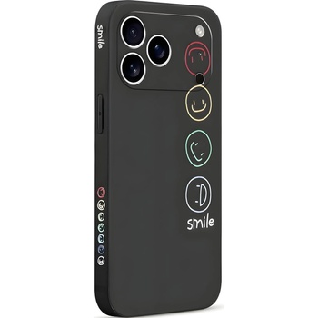 Apple Pnakqil калъф Smile за Apple iPhone 17 Pro Max - Черен KP39900