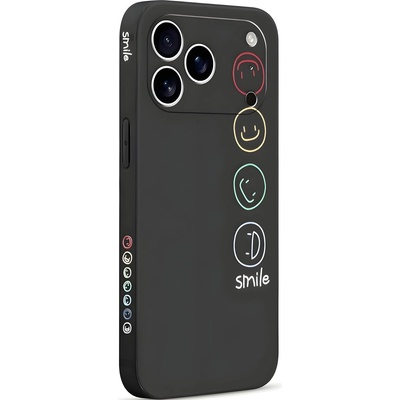 Apple Pnakqil калъф Smile за Apple iPhone 17 Pro Max - Черен KP39900