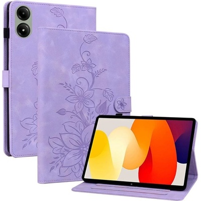 Vsechnonamobil 114839 ART LILY Zaklápěcí pouzdro pro Xiaomi Redmi Pad 2 fialové