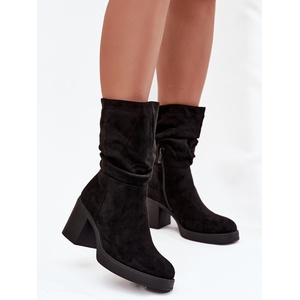 Step in style Дамски боти с ток модел 220695 Step in style