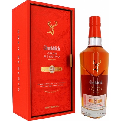 Glenfiddich 21y Gran Reserva 40%, 0,7 l (kazeta)