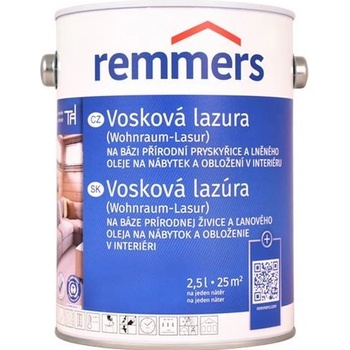 Remmers Vosková lazura 2,5 l bílá