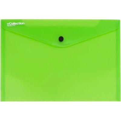Папка джоб с копче Karton eCollection А4 Зелен (1303540-03-2-618)