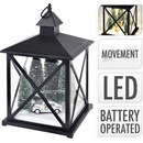 PROGARDEN Lampáš s LED osvetlením a pohybujúcou sa vianočnou dekoráciou 38 cm SOB KO-AX5306570sob