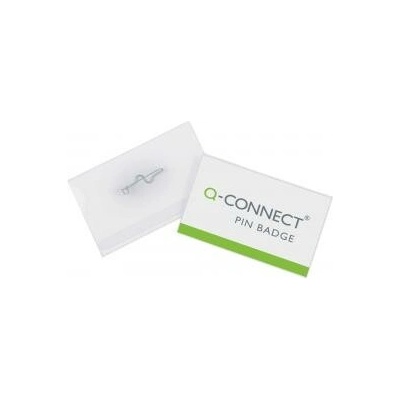 Visačka so špendlíkom Q-CONNECT 90x54mm 50ks