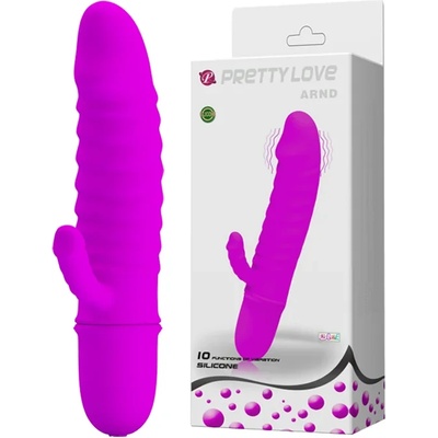 Мини вибратор с клитор стимулатор, 11, 5см. - Pretty Love Arnd (DEBRA01379)