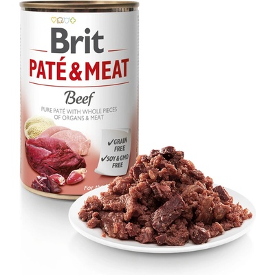 Brit Paté & Meat Dog Beef 400 g – Zboží Mobilmania