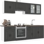 vidaXL Комплект кухненски шкафове от 8 части Kalmar, инженерно дърво (3314822)