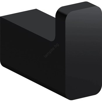 Omnires nl80110bl - Стенна закачалка nelson матов черен (on0154)