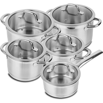 Tescoma President Sada 5 nerezových hrnců s pokličkami