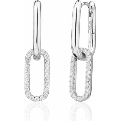 BEALIO 13947 Stříbrné náušnice PAPERCLIP (Ag 925/1000, 5,33 g)
