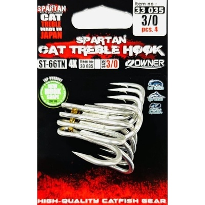 Esox Spartan Cat Treble Hook veľ.4 4ks
