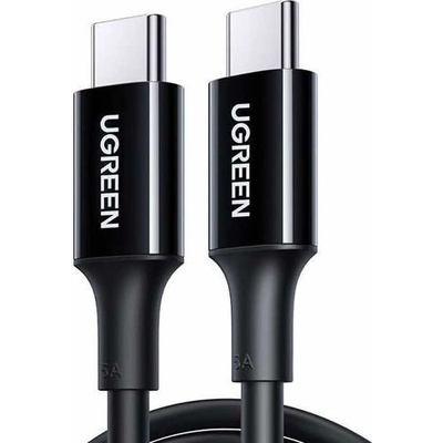 UGREEN Кабел Ugreen USB-C to USB-C Cable, от USB C(м) към USB C(м), 1m, 100W, черен (54606)